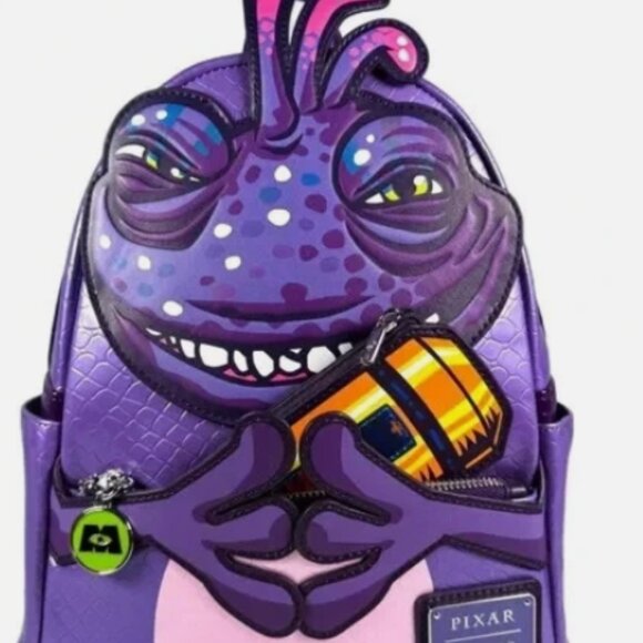 Loungefly Monsters Inc Randall Boggs Cosplay Mini Backpack - Exclusive - Picture 1 of 7